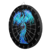 Blue Phoenix steigt aus der Fantasie der fliegende Dartscheibe (Vorderseite rechts)