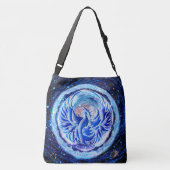 Blue Phoenix Tragetaschen Mit Langen Trägern (Rückseite)