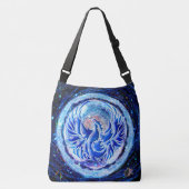 Blue Phoenix Tragetaschen Mit Langen Trägern (Vorderseite)