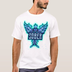 Blue Phoenix von Sobriety T-Shirt