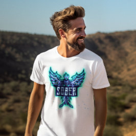 Blue Phoenix von Sobriety T-Shirt