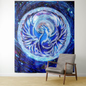 Blue Phoenix Wandteppich (Beispiel)