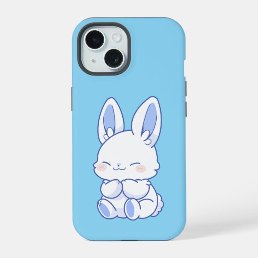 Blue Phone Case ₊˚.༄ iPhone 15 Hülle (Rückseite)