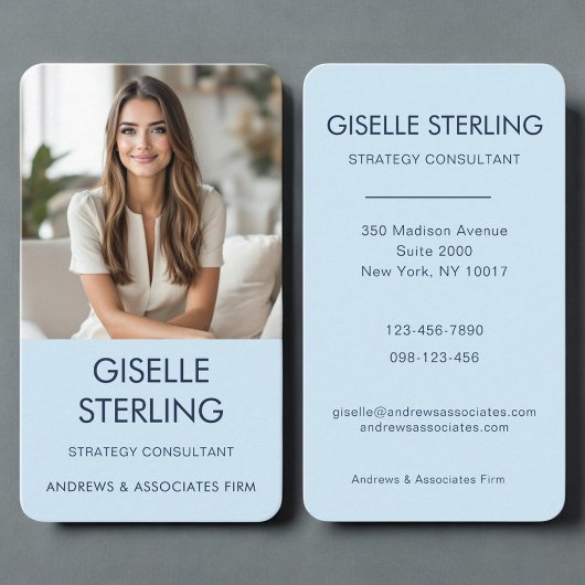 Blue Photo Professional  Visitenkarte