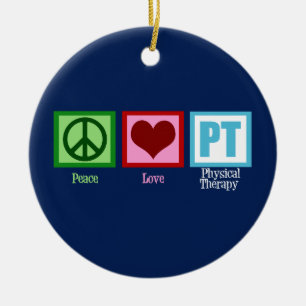 Blue Physical Therapy Office Weihnachten Keramik Ornament