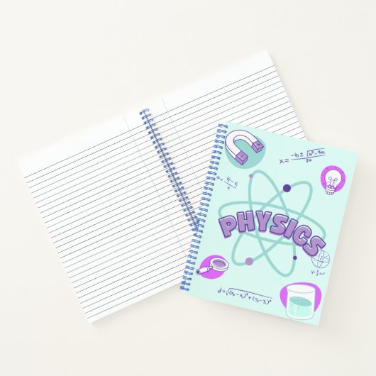 Blue Physics 💙 Notizblock (Innenseite)