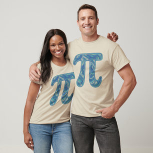 Blue Pi Dye T-Shirt