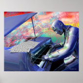 Blue Piano Poster (Vorne)