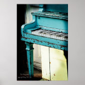 Blue Piano Poster (Vorne)