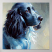 Blue Picardy Spaniel Dog Poster (Vorne)
