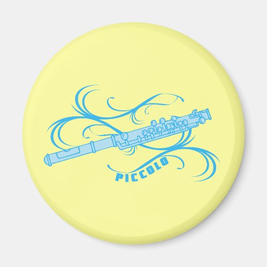 Blue Piccolo Magnet (Vorne)