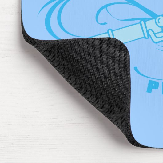 Blue Piccolo Mousepad (Ecke)
