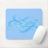Blue Piccolo Mousepad (Mit Mouse)