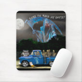 Blue Pick-up Truck und Skeletton Crew Mousepad (Mit Mouse)