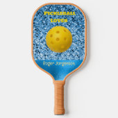 Blue Pickleball Lover Custom Pickleball Paddle (Vorderseite)