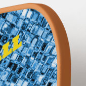 Blue Pickleball Lover Custom Pickleball Paddle (Linke Seite)