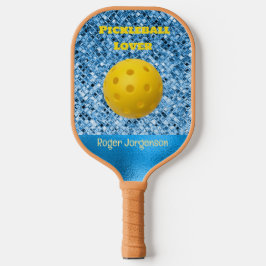 Blue Pickleball Lover Custom Pickleball Paddle