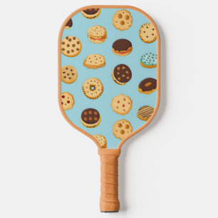 Blue Pickleball Paddel mit Cookies auf It Schläger