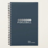 Blue Pickleball Personal Weekly Planer (Vorderseite)