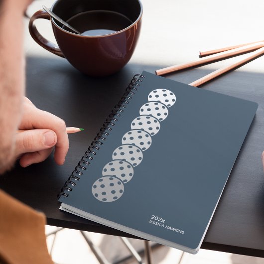 Blue Pickleball Personal Weekly Planer