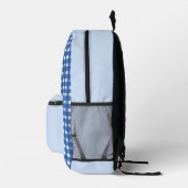 blue picnic backpack bedruckter rucksack (Rechts)