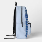 blue picnic backpack bedruckter rucksack (Links)