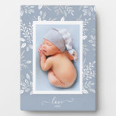 Blue Picture Easel Back Frameless Foto Holder Fotoplatte (Vorderseite)