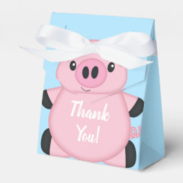Blue Pig Baby Dusche Geschenkschachtel