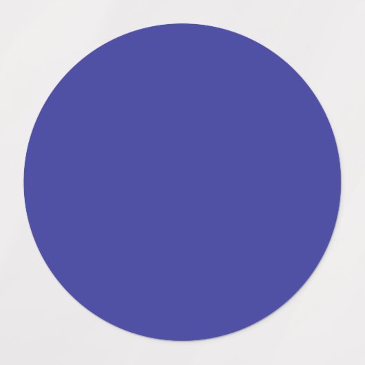 Blue (pigment) (solid color)  etiketten (Design 1)