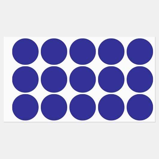 Blue (pigment) (solid color)  etiketten (Blatt)