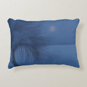 Blue Pillow Frozen World Zierkissen