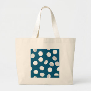 blue pills drugs jumbo stoffbeutel