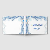 Blue Pine Winter Christmas Gästebuch (Voll)
