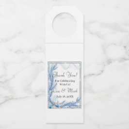 Blue Pine Winter Weihnachten Hochzeit Flasche Hang Flaschenanhänger