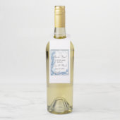 Blue Pine Winter Weihnachten Hochzeit Flasche Hang Flaschenanhänger (Auf Flasche)