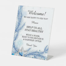 Blue Pine Winter Weihnachten Hochzeit Sicherheit