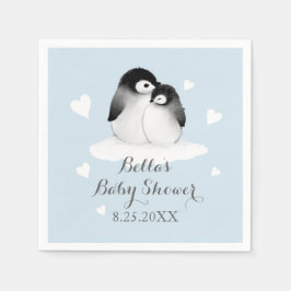Blue Pinguin Paper Napkins Serviette