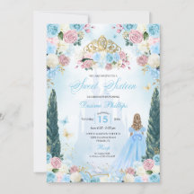 Blue & Pink Aschenputtel Fairytale Prinzessin Swee