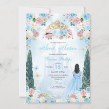Blue & Pink Aschenputtel Fairytale Prinzessin Swee