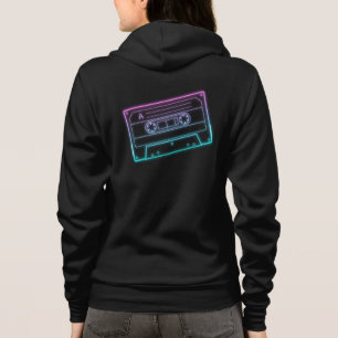 Blue Pink Audio-Kassettenband für Damen Hoodie Neo