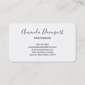 Blue & Pink Baby Flasche Niedlich Visitenkarte (Rückseite)