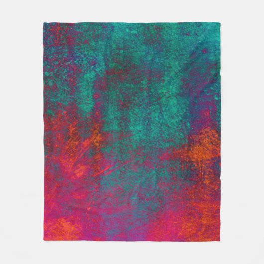 Blue pink background texture cement wallabstract,a fleecedecke (Vorderseite)