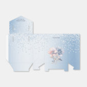 Blue Pink Blume Gefälligkeitsbox Geschenkschachtel (Ungefaltet)