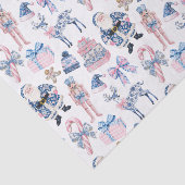 Blue & Pink Chinoiserie Weihnachten Seidenpapier (Ausschnitt)