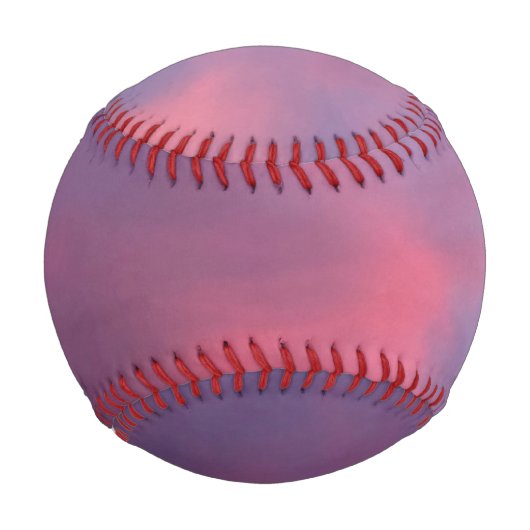 Blue Pink Clouds Baseball (Rückseite)