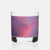 Blue Pink Clouds Whiskyglas (Vorderseite)
