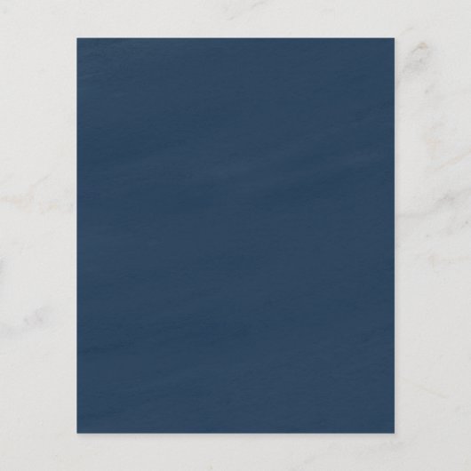 Blue Pink Dusty Rose Gold Wedelkarten (Rückseite)