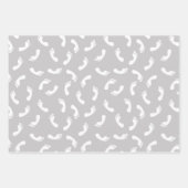 Blue Pink Gender Reveal Packaging Paper Sheets Geschenkpapier Set (Vorderseite 2)