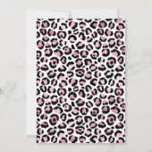 Blue Pink Gezeichnet Safari Two Der Zoo 2. Geburts Einladung (Rückseite)