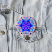 Blue & Pink Gradient Pastell Bubble Art Button (Beispiel)